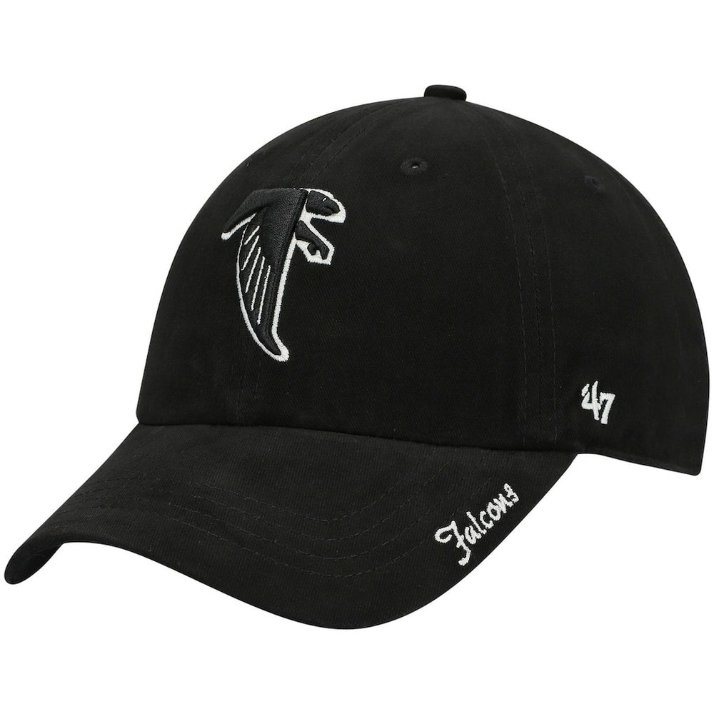 Atlanta Falcons '47 Women's Miata Clean Up Adjustable Hat - Black - 47 brand