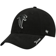 Atlanta Falcons '47 Women's Miata Clean Up Adjustable Hat - Black - 47 brand