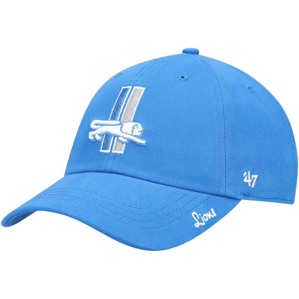 Detroit Lions '47 Women's Miata Clean Up Adjustable Hat - Blue - 47 brand
