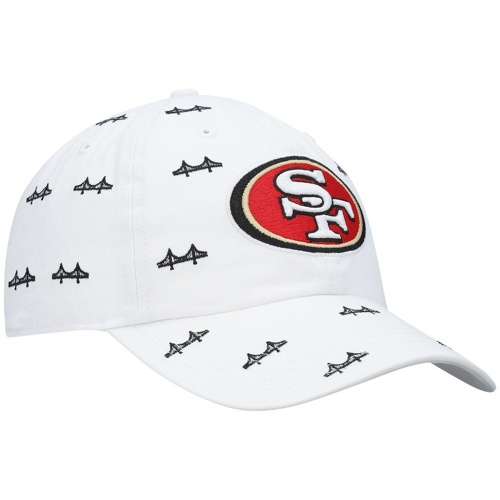 San Francisco 49ers '47 Women's Team Confetti Clean Up Adjustable Hat - White - 47 brand