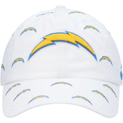 Los Angeles Chargers '47 Women's Team Confetti Clean Up Adjustable Hat - White - 47 brand