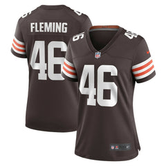 Don Fleming Cleveland Browns Women's Retired Player Jersey - Brown - Nike