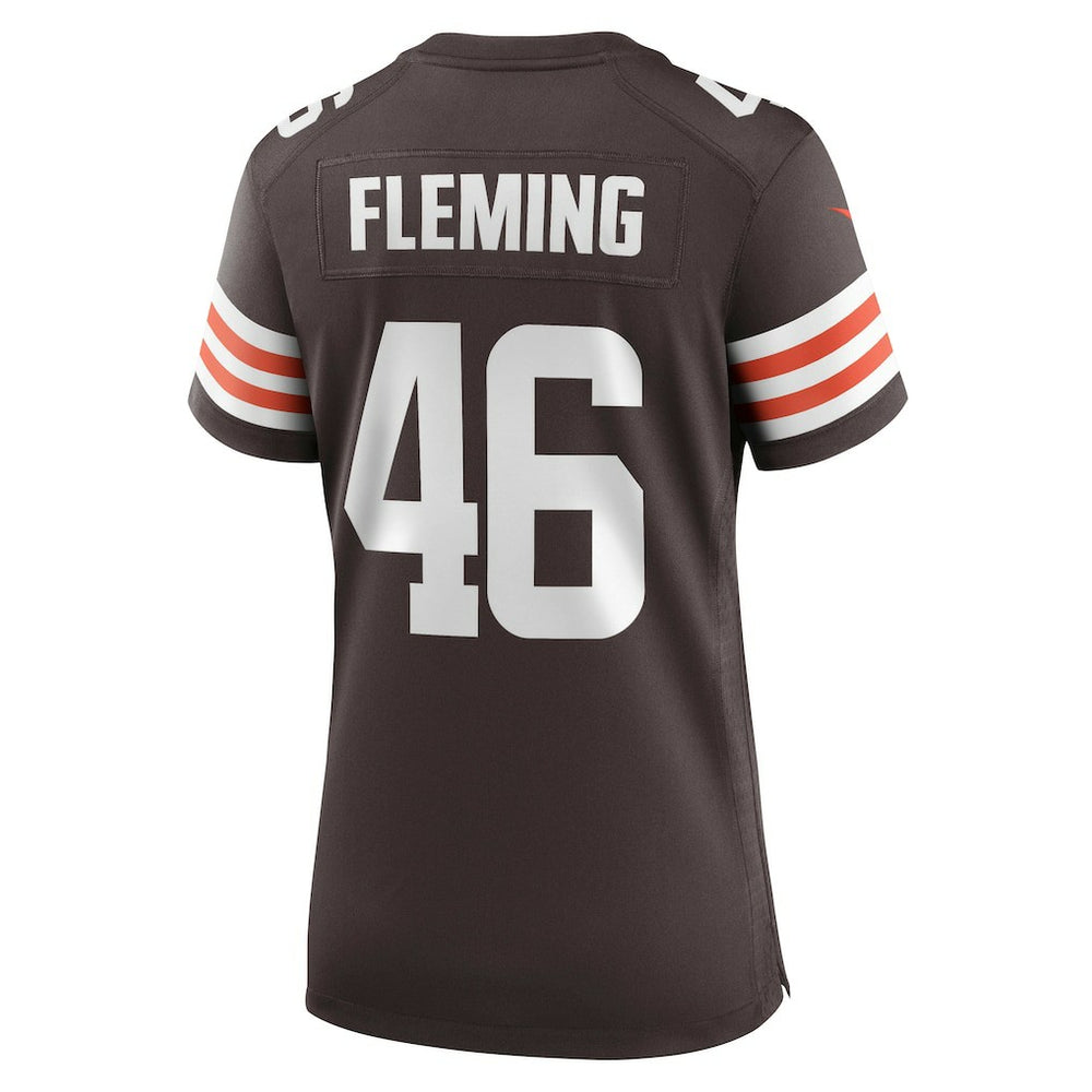 Don Fleming Cleveland Browns Women's Retired Player Jersey - Brown - Nike
