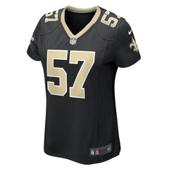 Rickey Jackson New Orleans Saints Women's Retired Player Jersey - Black - Nike