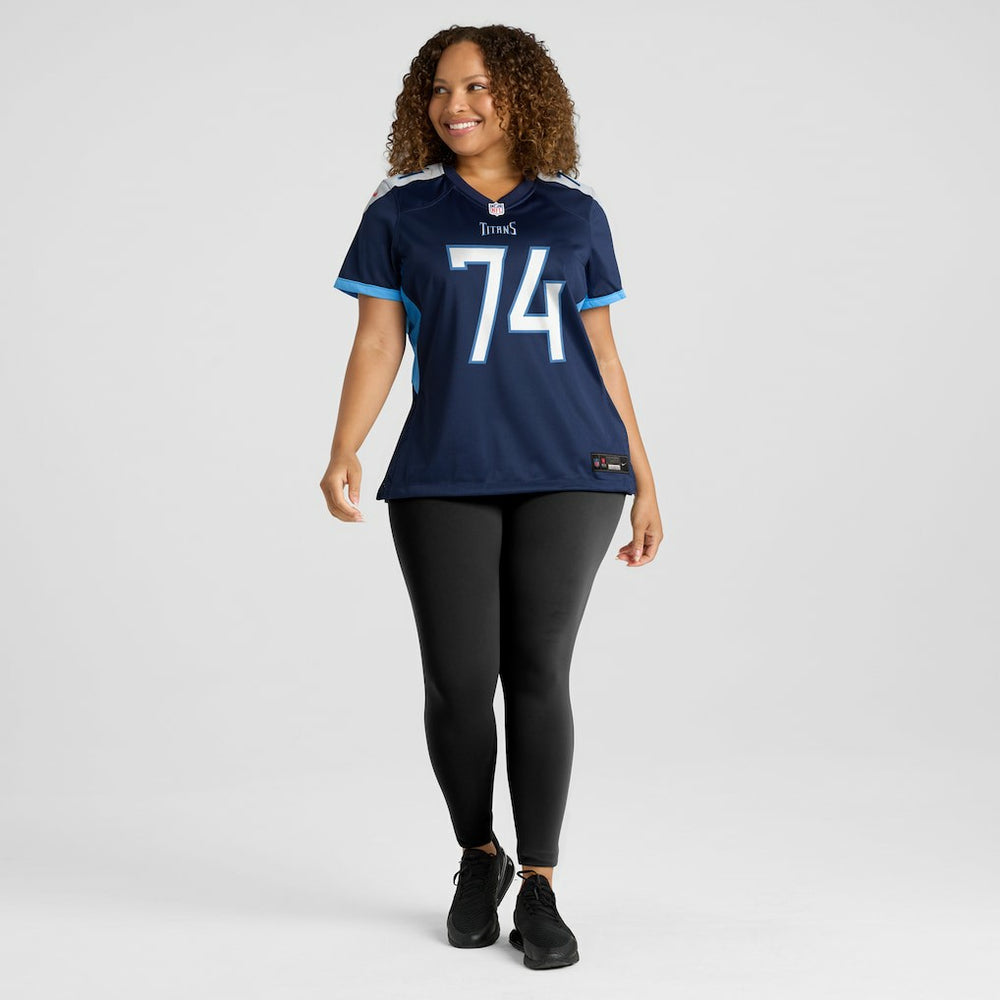 Bruce Matthews Tennessee Titans Women's Retired Player Jersey - Navy - Nike