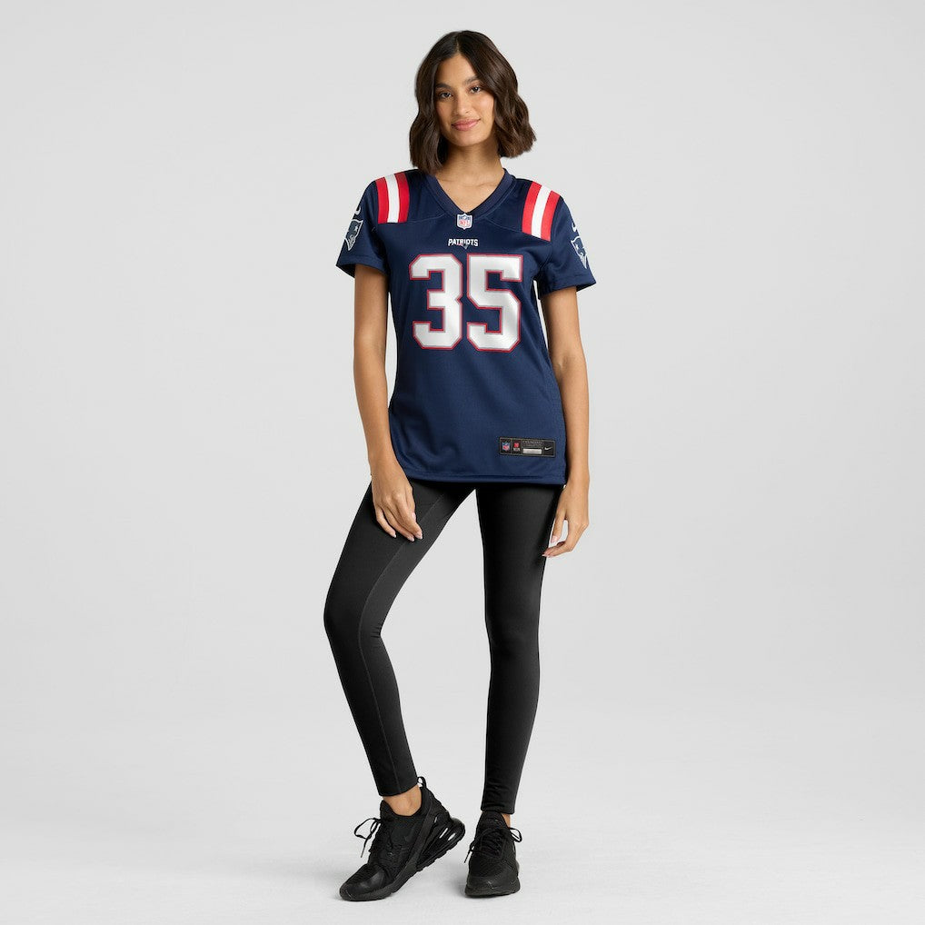 Jim Nance New England Patriots Women's Retired Player Jersey - Navy - Nike