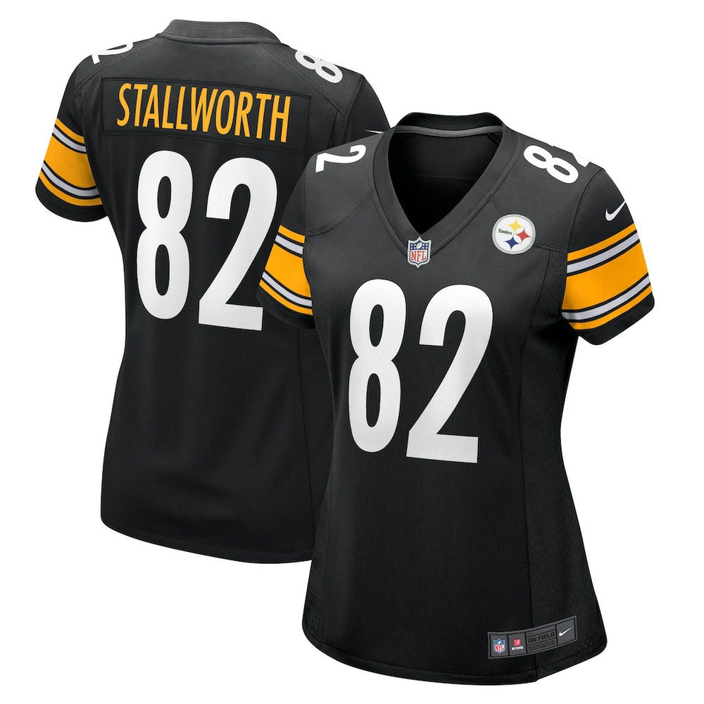 John Stallworth Pittsburgh Steelers Women's Retired Player Jersey - Black - Nike