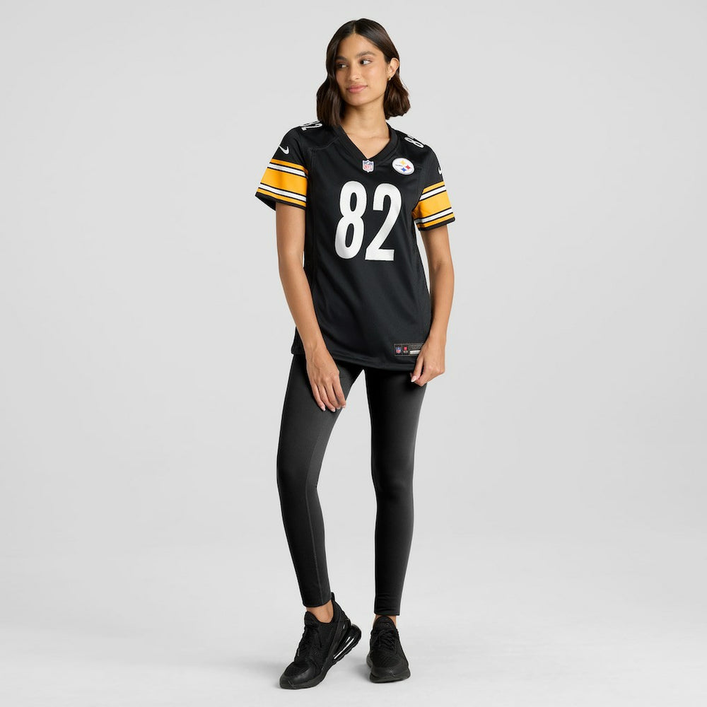 John Stallworth Pittsburgh Steelers Women's Retired Player Jersey - Black - Nike