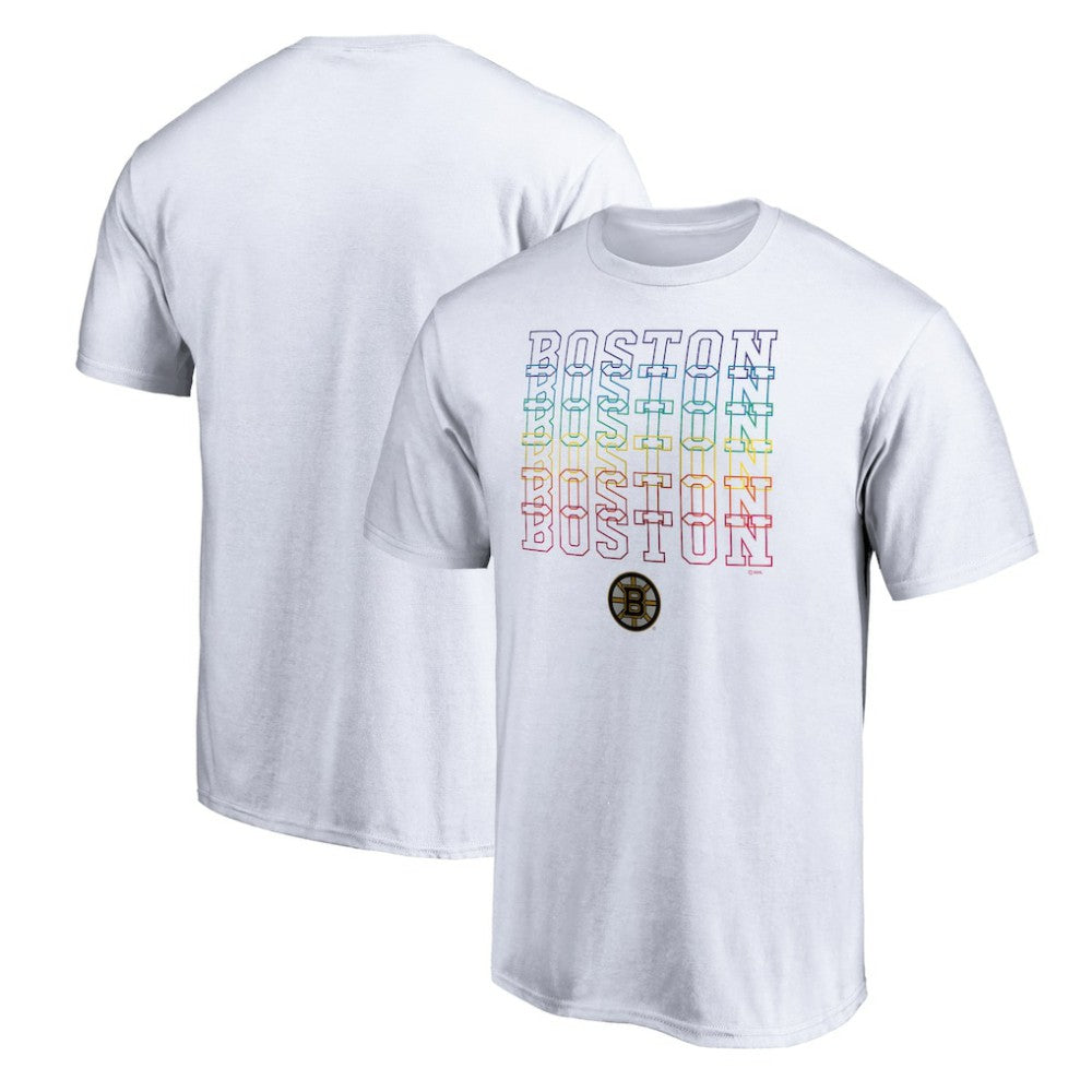 Boston Bruins City Pride T-Shirt - White | NHL Lifestyle
