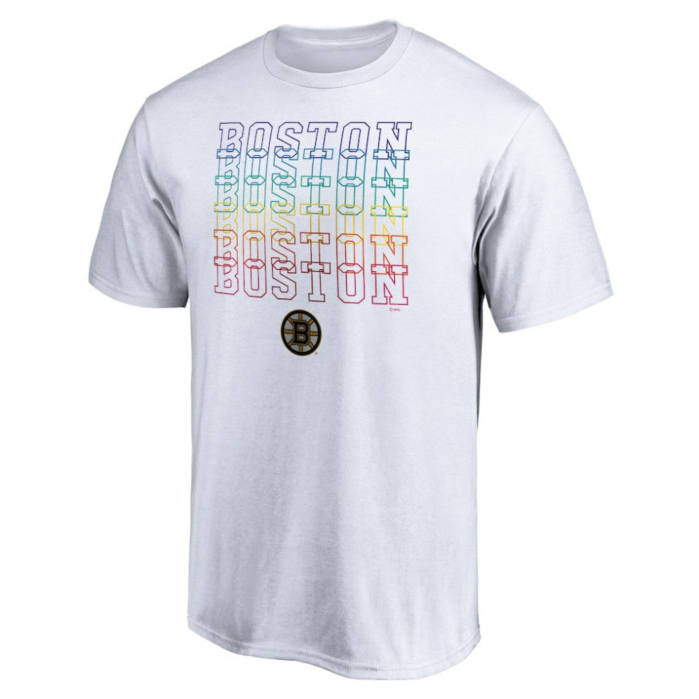 Boston Bruins City Pride T-Shirt - White | NHL Lifestyle
