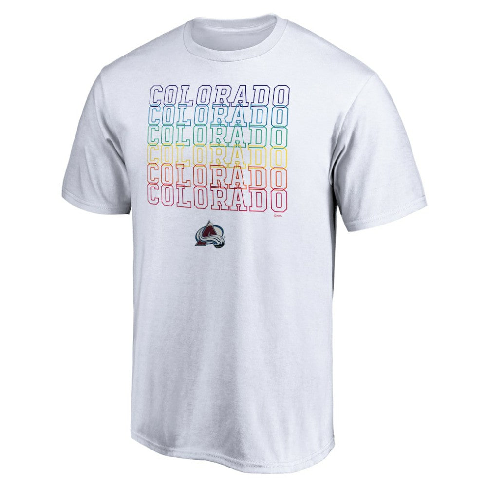 Colorado Avalanche City Pride T-Shirt - White | NHL online