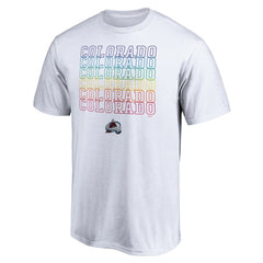 Colorado Avalanche City Pride T-Shirt - White | NHL online
