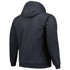 Seattle Seahawks Dunbrooke Big & Tall Dakota Canvas Hoodie Full-Zip Jacket - Charcoal - NFL