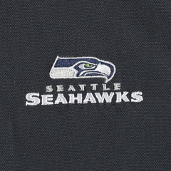Seattle Seahawks Dunbrooke Big & Tall Dakota Canvas Hoodie Full-Zip Jacket - Charcoal - NFL