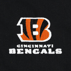 Cincinnati Bengals Dunbrooke Big & Tall Dakota Canvas Hoodie Full-Zip Jacket - Black - NFL