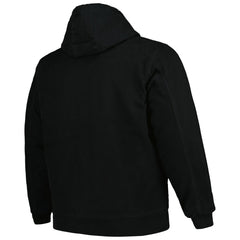 Tampa Bay Buccaneers Dunbrooke Big & Tall Dakota Canvas Hoodie Full-Zip Jacket - Black - NFL