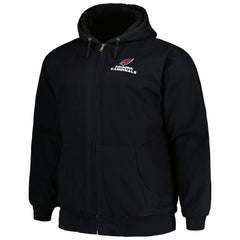 Arizona Cardinals Dunbrooke Big & Tall Dakota Canvas Hoodie Full-Zip Jacket - Black - NFL