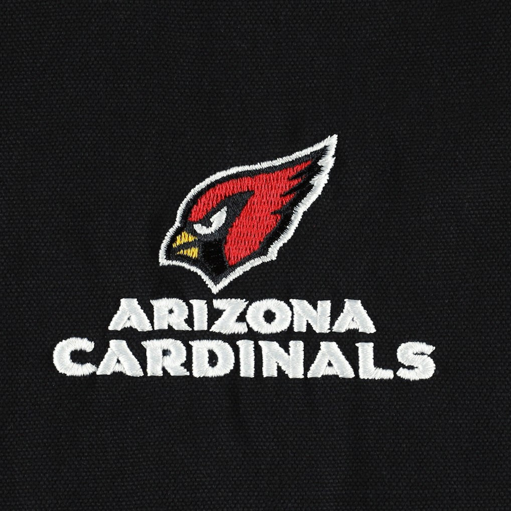 Arizona Cardinals Dunbrooke Big & Tall Dakota Canvas Hoodie Full-Zip Jacket - Black - NFL