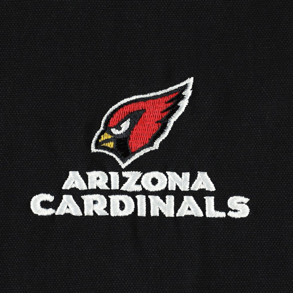 Arizona Cardinals Dunbrooke Big & Tall Dakota Canvas Hoodie Full-Zip Jacket - Black - NFL