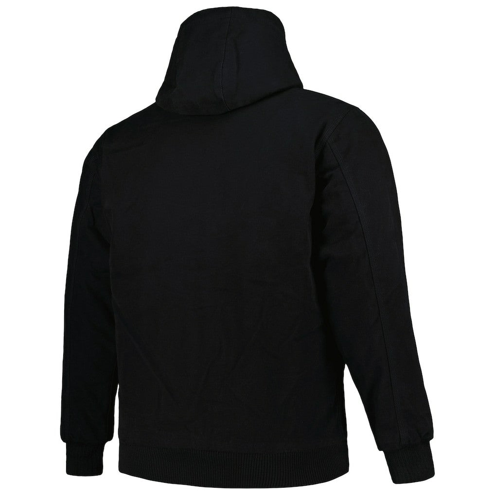 Atlanta Falcons Dunbrooke Big & Tall Dakota Canvas Hoodie Full-Zip Jacket - Black - NFL