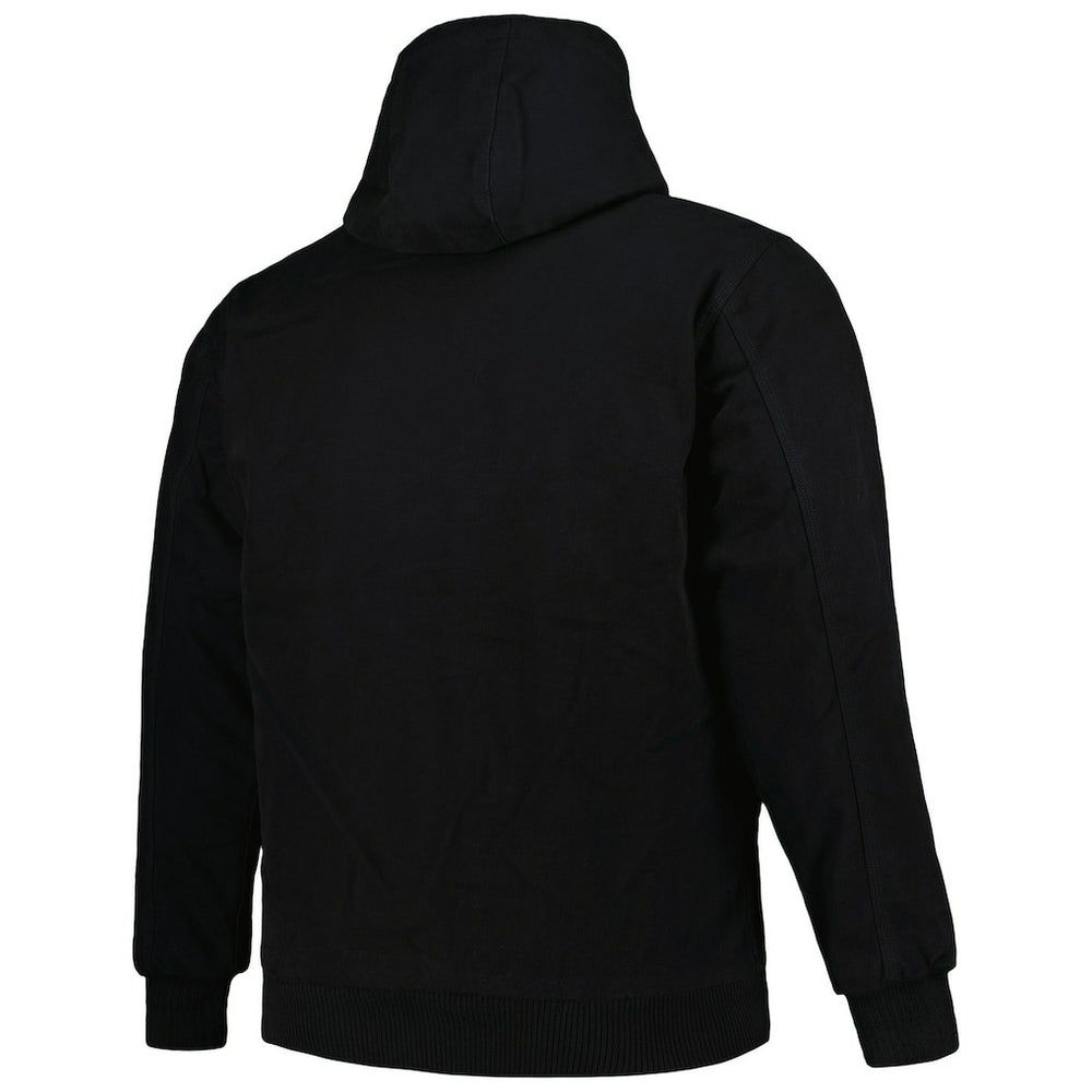 Atlanta Falcons Dunbrooke Big & Tall Dakota Canvas Hoodie Full-Zip Jacket - Black - NFL