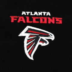 Atlanta Falcons Dunbrooke Big & Tall Dakota Canvas Hoodie Full-Zip Jacket - Black - NFL