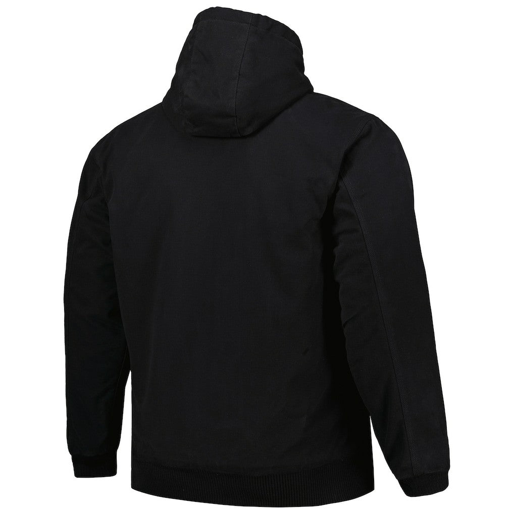 Las Vegas Raiders Dunbrooke Big & Tall Dakota Canvas Hoodie Full-Zip Jacket - Black - NFL