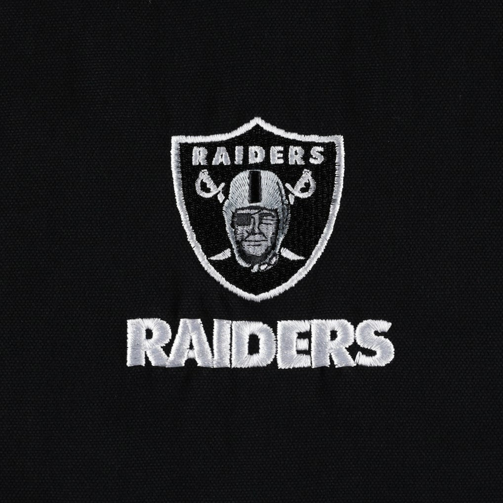 Las Vegas Raiders Dunbrooke Big & Tall Dakota Canvas Hoodie Full-Zip Jacket - Black - NFL