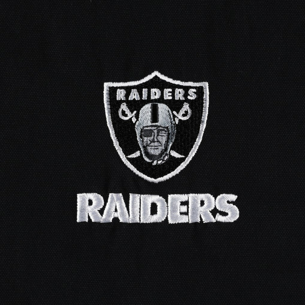 Las Vegas Raiders Dunbrooke Big & Tall Dakota Canvas Hoodie Full-Zip Jacket - Black - NFL