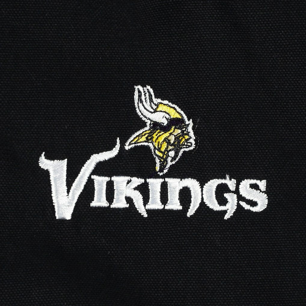 Minnesota Vikings Dunbrooke Big & Tall Dakota Canvas Hoodie Full-Zip Jacket - Black - NFL