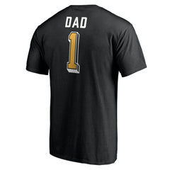 Boston Bruins Number One Dad Logo T-Shirt - Black | NHL sale