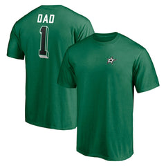Dallas Stars Number One Dad Logo T-Shirt - Green | NHL sale