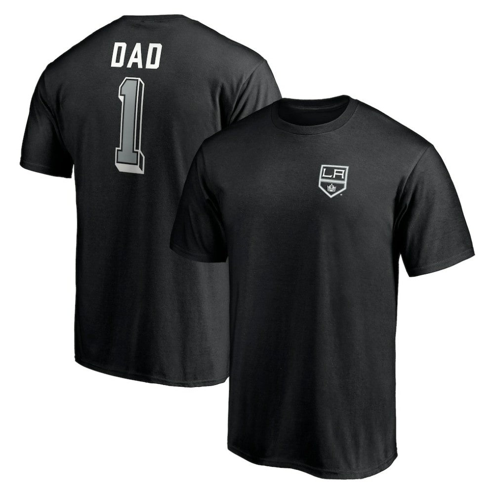 Los Angeles Kings Number One Dad Logo T-Shirt - Black | NHL discount