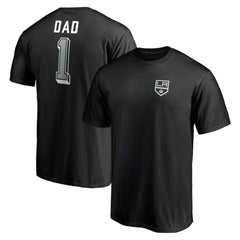 Los Angeles Kings Number One Dad Logo T-Shirt - Black | NHL discount