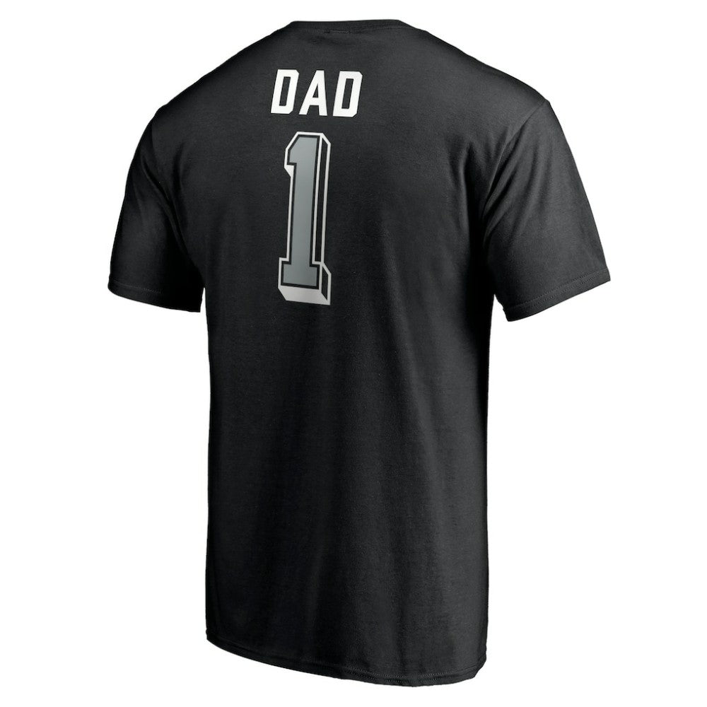 Los Angeles Kings Number One Dad Logo T-Shirt - Black | NHL discount