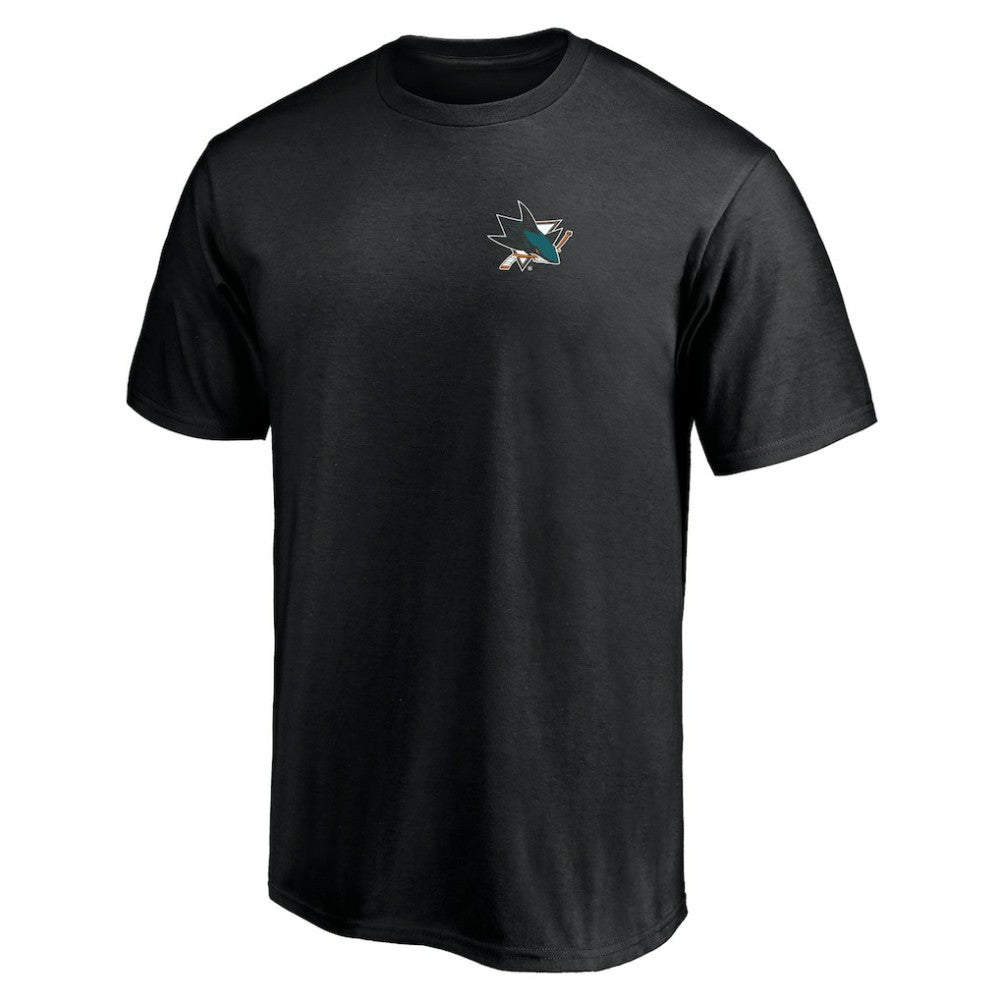 San Jose Sharks Number One Dad Logo T-Shirt - Black | NHL Clearance