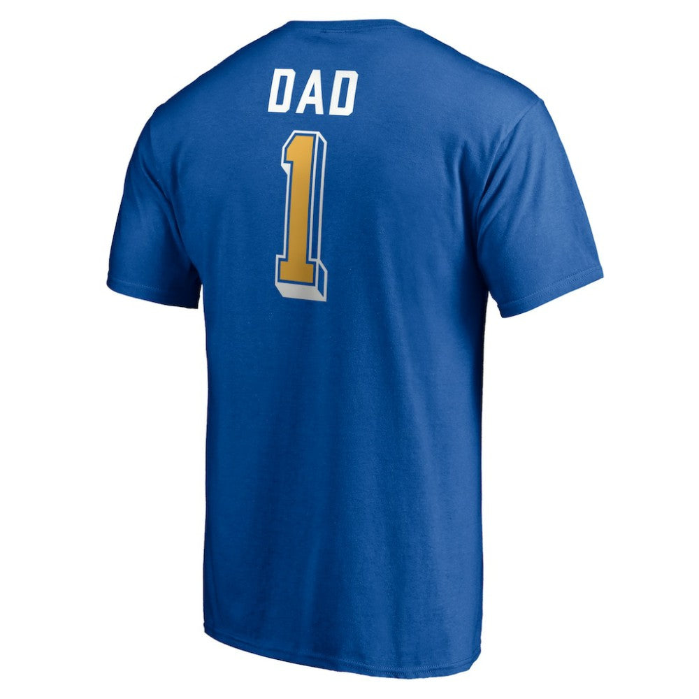 St. Louis Blues Number One Dad Logo T-Shirt - Royal | NHL online