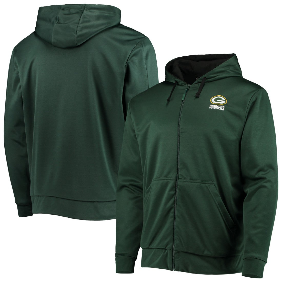 Green Bay Packers Dunbrooke Apprentice Full-Zip Hoodie - Green/Black - NFL