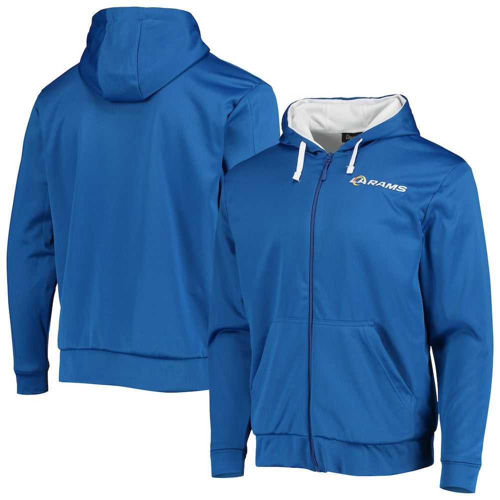 Los Angeles Rams Dunbrooke Apprentice Full-Zip Hoodie - Royal/White - NFL