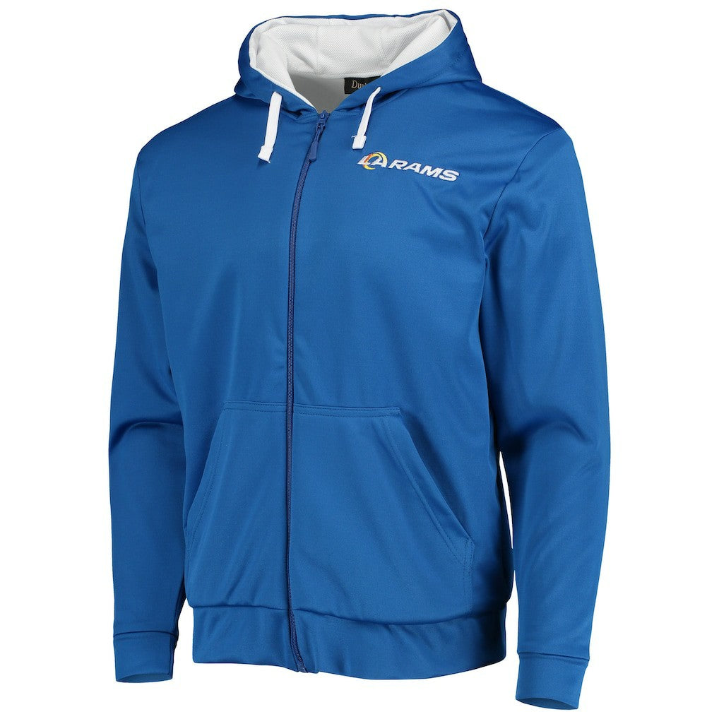 Los Angeles Rams Dunbrooke Apprentice Full-Zip Hoodie - Royal/White - NFL