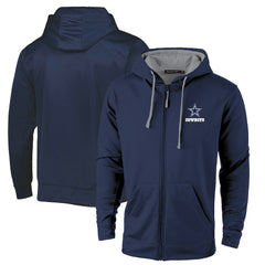 Dallas Cowboys Dunbrooke Apprentice Full-Zip Hoodie - Navy/Gray - NFL