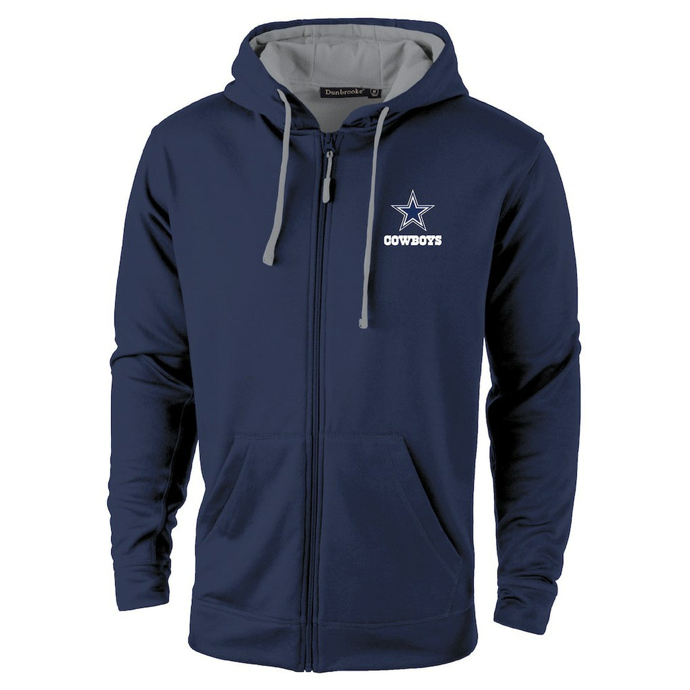 Dallas Cowboys Dunbrooke Apprentice Full-Zip Hoodie - Navy/Gray - NFL