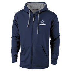 Dallas Cowboys Dunbrooke Apprentice Full-Zip Hoodie - Navy/Gray - NFL