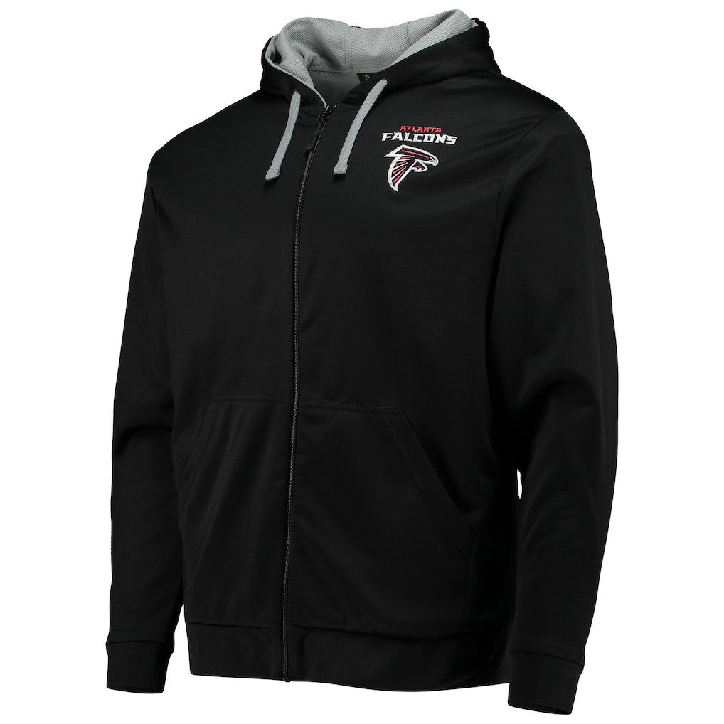 Atlanta Falcons Dunbrooke Apprentice Full-Zip Hoodie - Black/Gray - NFL