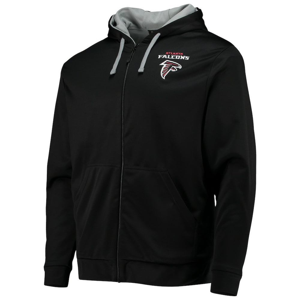 Atlanta Falcons Dunbrooke Apprentice Full-Zip Hoodie - Black/Gray - NFL
