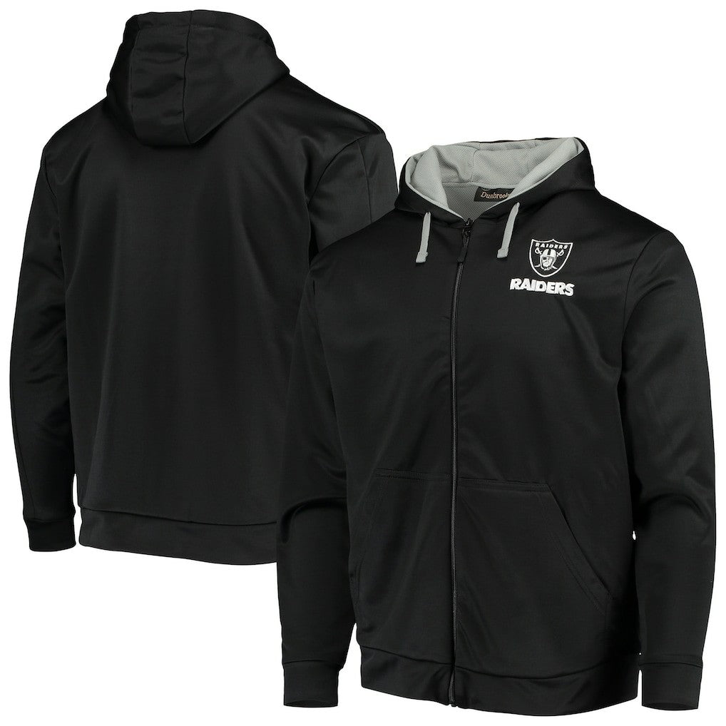 Las Vegas Raiders Dunbrooke Apprentice Full-Zip Hoodie - Black/Gray - NFL