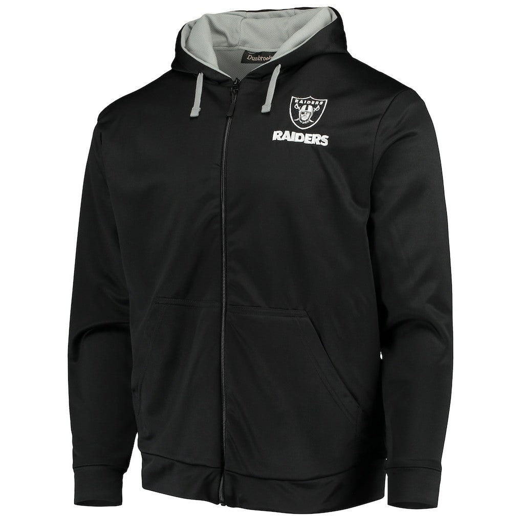 Las Vegas Raiders Dunbrooke Apprentice Full-Zip Hoodie - Black/Gray - NFL