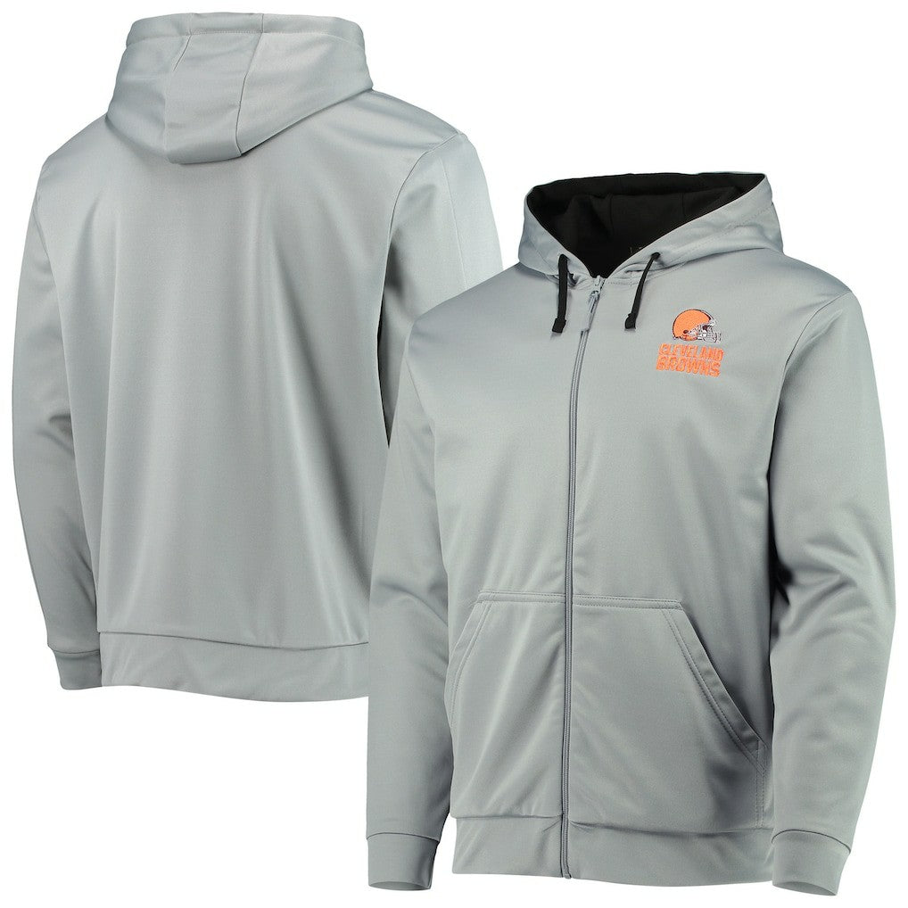 Cleveland Browns Dunbrooke Apprentice Full-Zip Hoodie - Gray/Black - NFL