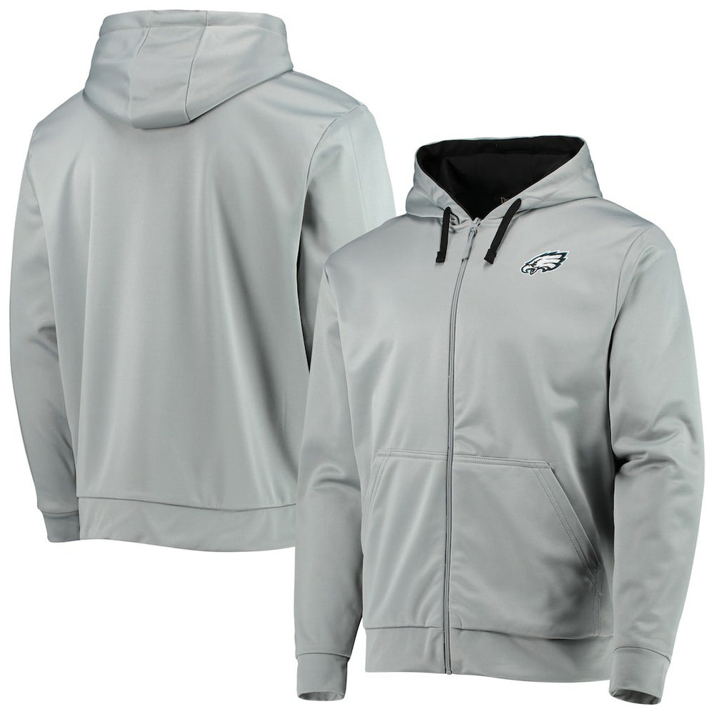 Philadelphia Eagles Dunbrooke Apprentice Full-Zip Hoodie - Gray/Black - NFL