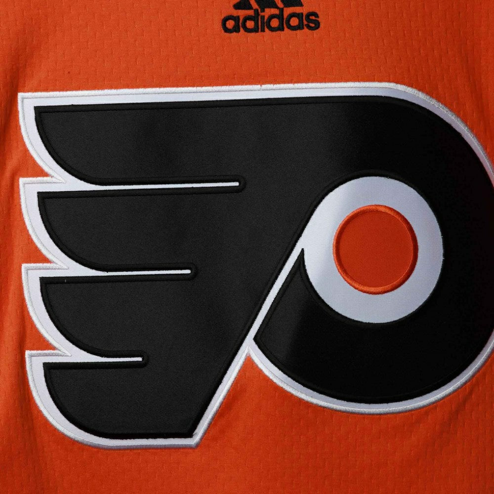 Philadelphia Flyers adidas Logo AEROREADY Pullover Sweater - Orange | Adidas Clearance
